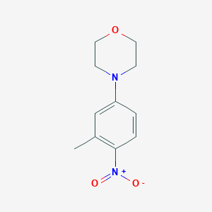 molecular formula C11H14N2O3 B1338930 4-(3-甲基-4-硝基苯基)吗啉 CAS No. 220679-09-4