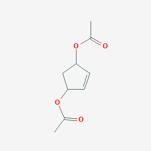 molecular formula C9H12O4 B13389305 cis-4-Cyclopentene-1,3-diol diacetate 