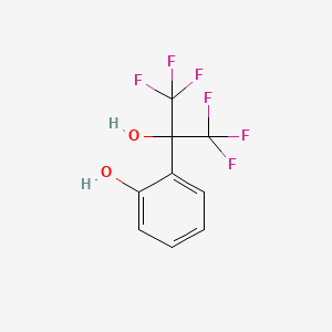 molecular formula C9H6F6O2 B1338931 2-(Hexafluoro-2-hydroxy-2-propyl)phenol CAS No. 836-78-2
