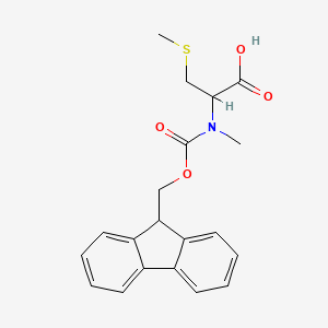 molecular formula C20H21NO4S B13389361 Fmoc-N-Me-Cys(Me)-OH 