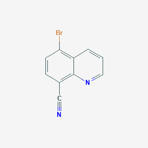 molecular formula C10H5BrN2 B1338937 5-Bromoquinoline-8-carbonitrile CAS No. 507476-70-2