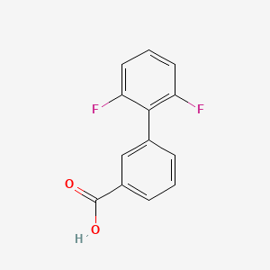 molecular formula C13H8F2O2 B1338938 3-(2,6-difluorophenyl)benzoic Acid CAS No. 656305-06-5