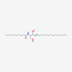 molecular formula C28H55NO3 B13389398 C10 Ceramide 