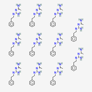 molecular formula C121H176N44 B13389448 Acorus gramineus, ext. CAS No. 91745-11-8