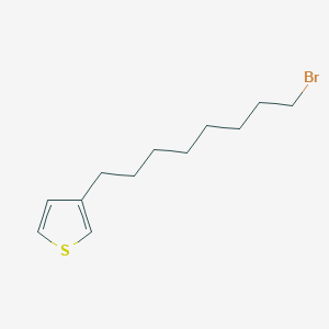 molecular formula C12H19BrS B13389491 3-(8-Bromooctyl)thiophene 