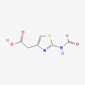 molecular formula C6H6N2O3S B1338951 2-Formamidothiazol-4-acetic acid CAS No. 75890-68-5