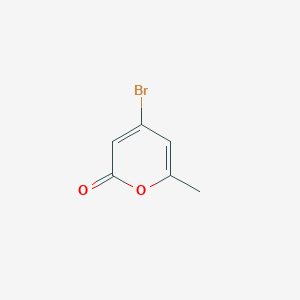 molecular formula C6H5BrO2 B1338952 4-溴-6-甲基-2H-吡喃-2-酮 CAS No. 132559-91-2