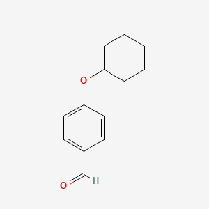 molecular formula C13H16O2 B1338954 4-(cyclohexyloxy)benzaldehyde CAS No. 58236-90-1