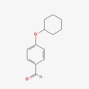 molecular formula C13H16O2 B1338954 4-环己氧基苯甲醛 CAS No. 58236-90-1
