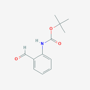 molecular formula C12H15NO3 B1338957 tert-Butyl (2-formylphenyl)carbamate CAS No. 74965-38-1