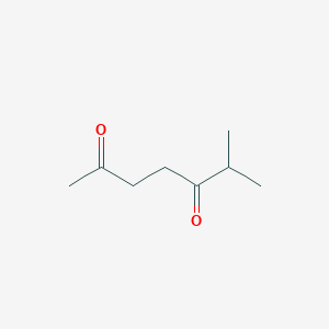 molecular formula C8H14O2 B1338961 6-Methylheptane-2,5-dione CAS No. 13901-85-4