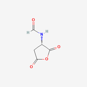 molecular formula C5H5NO4 B1338962 (S)-(-)-2-甲酰胺琥珀酸酐 CAS No. 33605-73-1