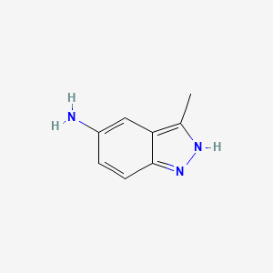 molecular formula C8H9N3 B1338963 3-methyl-1H-indazol-5-amine CAS No. 90764-90-2