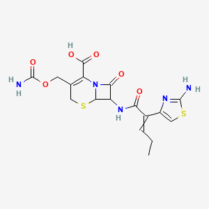 molecular formula C17H19N5O6S2 B13389703 Cefcapene Impurity 7 
