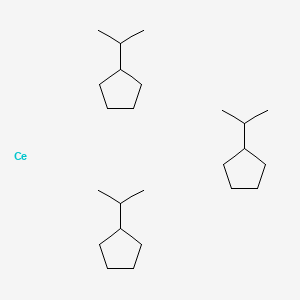 molecular formula C24H48Ce B13389718 cerium;propan-2-ylcyclopentane 