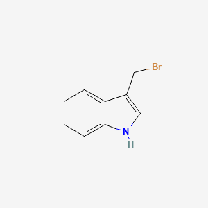 molecular formula C9H8BrN B1338972 3-(bromomethyl)-1H-indole CAS No. 50624-64-1