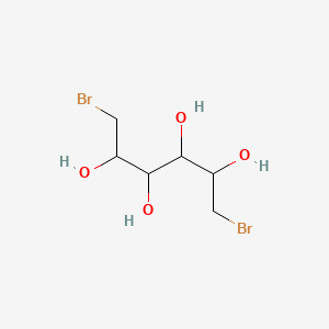 molecular formula C6H12Br2O4 B13389760 Dibromdulcitol CAS No. 35827-62-4