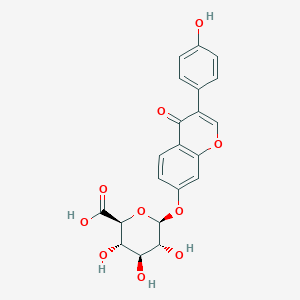 molecular formula C21H18O10 B1338977 Daidzein-7-o-glucuronide 