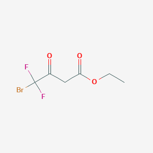 molecular formula C6H7BrF2O3 B1338985 Ethyl 4-bromo-4,4-difluoro-3-oxobutanoate CAS No. 367922-07-4