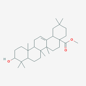 molecular formula C31H50O3 B13389863 methyl (4aS,6aS,6bR,8aR,10S,12aR,12bR,14bS)-10-hydroxy-2,2,6a,6b,9,9,12a-heptamethyl-1,2,3,4,4a,5,6,6a,6b,7,8,8a,9,10,11,12,12a,12b,13,14b-icosahydropicene-4a-carboxylate 