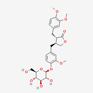 molecular formula C27H34O11 B1338989 Styraxlignolide F CAS No. 823214-06-8