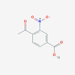 molecular formula C9H7NO5 B1338991 4-Acetyl-3-nitrobenzoic acid CAS No. 79481-75-7