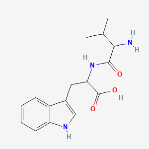 molecular formula C16H21N3O3 B13389921 H-Val-trp-OH 