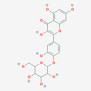 molecular formula C21H20O12 B13389951 Quercetin-4'-o-glucoside 
