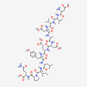 molecular formula C61H93N13O23 B13389961 Dvvdadeylipq 