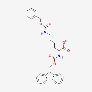 molecular formula C29H30N2O6 B13389985 Fmoc-L-Lys(Cbz)OH 