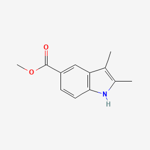 molecular formula C12H13NO2 B1339003 Methyl 2,3-dimethyl-1H-indole-5-carboxylate CAS No. 21987-27-9