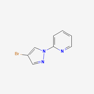 molecular formula C8H6BrN3 B1339004 2-(4-Bromo-1h-pyrazol-1-yl)pyridine CAS No. 77556-27-5