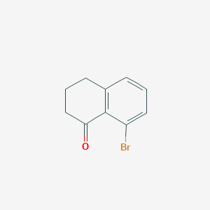 molecular formula C10H9BrO B1339005 8-bromo-3,4-dihydro-2H-naphthalen-1-one CAS No. 651735-60-3