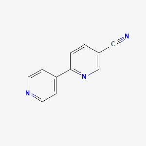 molecular formula C11H7N3 B1339014 [2,4'-Bipyridine]-5-carbonitrile CAS No. 834881-86-6