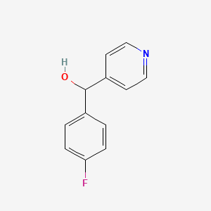 molecular formula C12H10FNO B1339015 (4-氟苯基)(吡啶-4-基)甲醇 CAS No. 65214-62-2