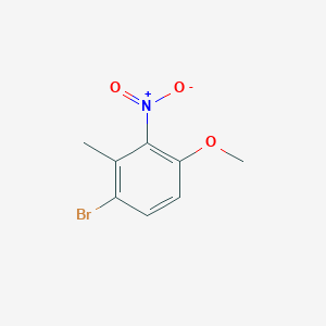 molecular formula C8H8BrNO3 B1339018 1-Bromo-4-methoxy-2-methyl-3-nitrobenzene CAS No. 85598-13-6