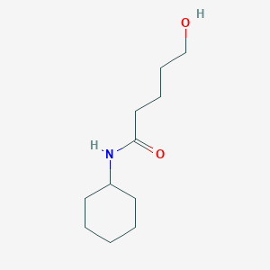 molecular formula C11H21NO2 B1339021 N-Cyclohexyl-5-hydroxypentanamide CAS No. 84996-93-0