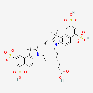 molecular formula C39H42N2O14S4 B13390210 Cy3.5 