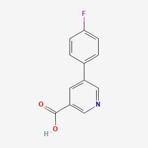 molecular formula C12H8FNO2 B1339025 5-(4-Fluorophenyl)nicotinic acid CAS No. 364064-17-5