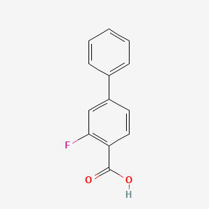 molecular formula C13H9FO2 B1339034 2-氟-4-苯基苯甲酸 CAS No. 505082-76-8