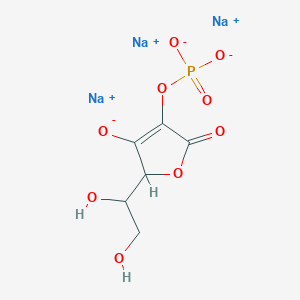 molecular formula C6H6Na3O9P B13390358 L-Ascorbic acid 2-phosphate trisodium 