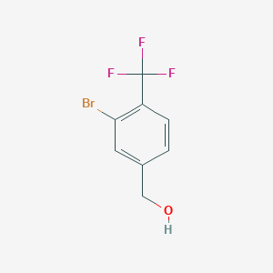molecular formula C8H6BrF3O B1339039 (3-溴-4-(三氟甲基)苯基)甲醇 CAS No. 372120-54-2