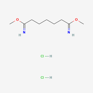 molecular formula C9H19ClN2O2 B1339046 1,7-Dimethyl heptanediimidate hydrochloride CAS No. 58537-94-3