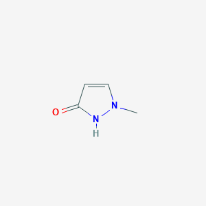 molecular formula C4H6N2O B1339060 1-Methyl-1H-pyrazol-3(2H)-one CAS No. 52867-35-3