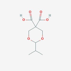 molecular formula C9H14O6 B133908 2-Isopropyl-5,5-dicarboxy-1,3-dioxane CAS No. 35113-49-6