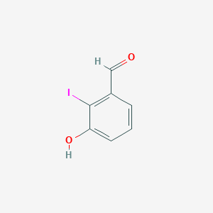 molecular formula C7H5IO2 B1339092 3-羟基-2-碘苯甲醛 CAS No. 62672-58-6
