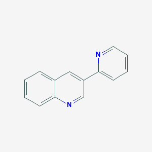 molecular formula C14H10N2 B1339106 3-Pyridin-2-yl-quinoline CAS No. 28674-69-3