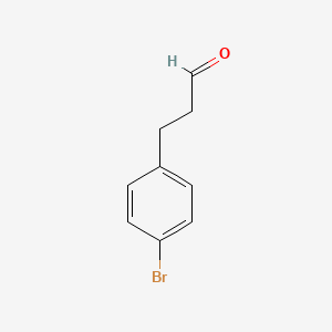molecular formula C9H9BrO B1339107 3-(4-Bromophenyl)propanal CAS No. 80793-25-5