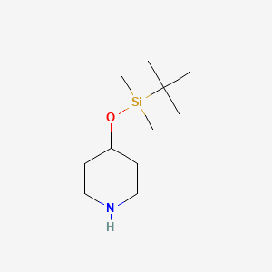 molecular formula C11H25NOSi B1339108 4-(叔丁基二甲基硅氧基)哌啶 CAS No. 97231-91-9