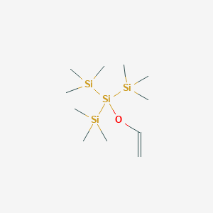 molecular formula C11H30OSi4 B1339111 Tris(trimethylsilyl)silyl vinyl ether CAS No. 861445-91-2